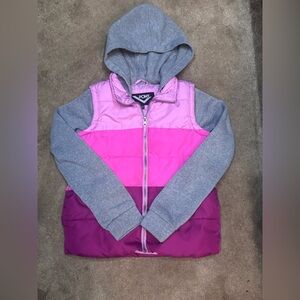 PONY Girls' Color-Block Hooded Jacket, Size 10/12 (514432L)